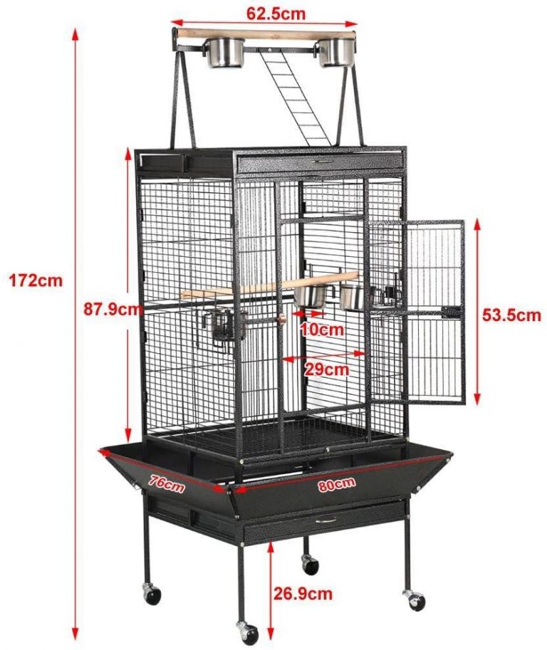Jaula Yaheetech La Mejor Jaula Para Loros Grandes Y Guacamayos